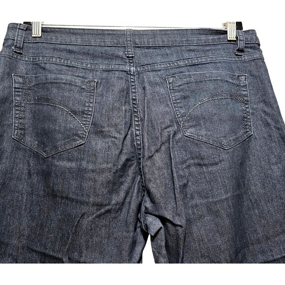 XOXO Fragile Jeans Women's Dark Wash Bootcut Denim Pants Size 15 - Picture 3 of 11